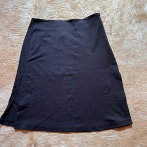 Malia Mills Black A-line Swim Coverup | Chic Beach Skirt | XS | EUC